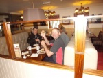 Phil Ringer enjoying breakfast at the Car Mill Easter Event.JPG